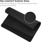 Gaming Mouse Mat/Large Mouse Pad 900 x 400 x 3mm / XXL mouse pad/large size | improved precision and speed | rubber base for stable grip on smooth surfaces | non-slip (90x40 Black)