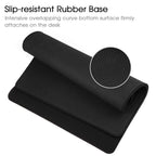 Gaming Mouse Mat/Large Mouse Pad 900 x 400 x 3mm / XXL mouse pad/large size | improved precision and speed | rubber base for stable grip on smooth surfaces | non-slip (90x40 Black)