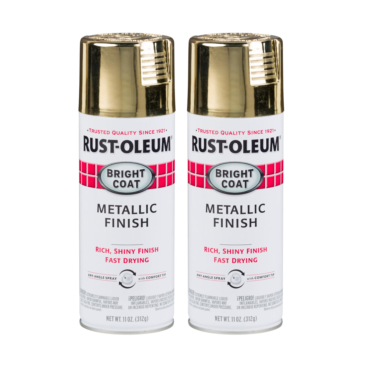Rust-Oleum Stops Rust Bright Coat Metallic Spray Paint, Aluminum