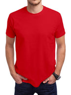 Love My Fashions Mens Plain T Shirt Crew Neck & Short Sleeve Cotton Tops for Men