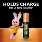 DURACELL AA Rechargeable Batteries (4 Pack) 1.2V, 2500 mAh NiMH