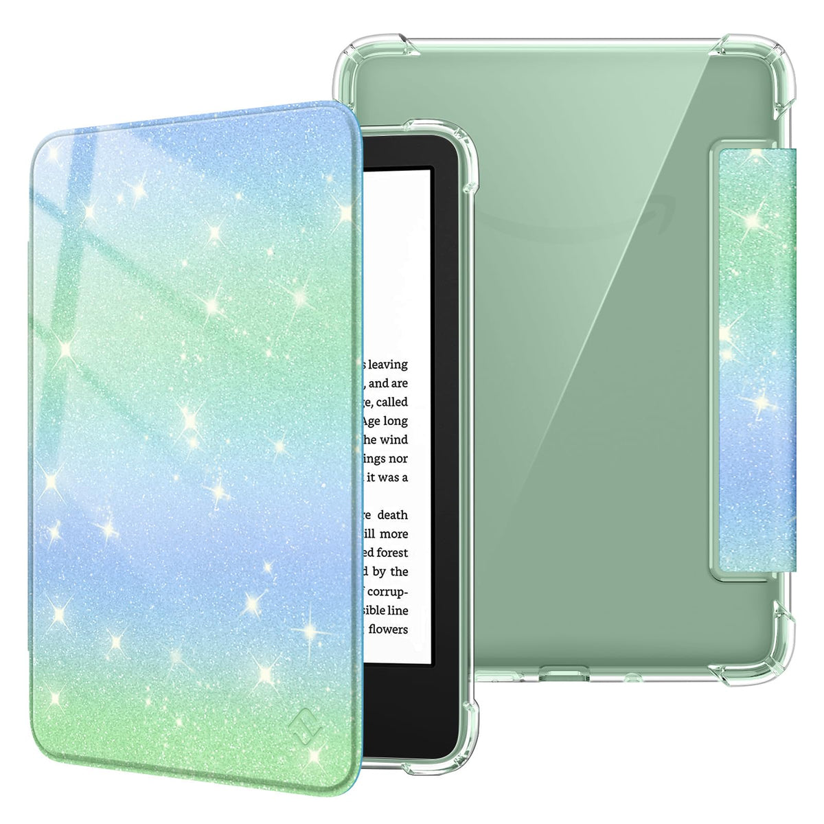 FINTIE Slim Case for 6" Kindle 11th Gen 2024/2022, Agave Green
