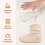 LongBay Women Slipper Boots Warm Memory Foam Indoor Outdoor House Shoe Gift
