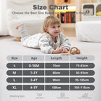 Baby Sleeping Bag with Feet, 2.0 Tog, Removable Sleeves 6-18 months