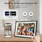 Digital Picture Frame 10.1 Inch Large Digital Photo Frame with 1280 * 800 IPS Full HD Touchscreen, Humblestead 32GB WiFi Smart Frame Share Photos and Videos via AiMOR App, Black