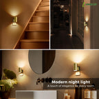 L LOHAS LED Night Light Plug in, Night Lights Plug into Wall, Soft White