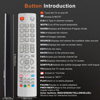 Samsung Universal TV Remote Control – Samsung TV Remote Replacement with Netflix, Prime Video, Rakuten Buttons for All S amsung LED QLED UHD 4K 8K Smart TVs