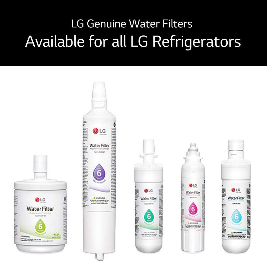LG LT1000P - 6 Month / 200 Gallon Capacity Replacement Refrigerator Water Filter (NSF42, NSF53, and NSF401) ADQ74793501, ADQ75795105, AGF80300704, or AGF80300705 White
