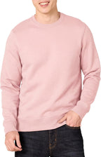 Amazon Essentials Men's Crew-Neck Fleece Sweatshirt with Ribbing (Available in Big and Tall)