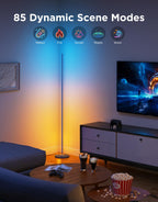 Govee RGBIC Floor Lamp Basic, 1000lm LED Corner Lamp, Black