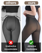 HOWIN Fleece Lined Tights Winter Thermal Tights for Women Fake Translucent