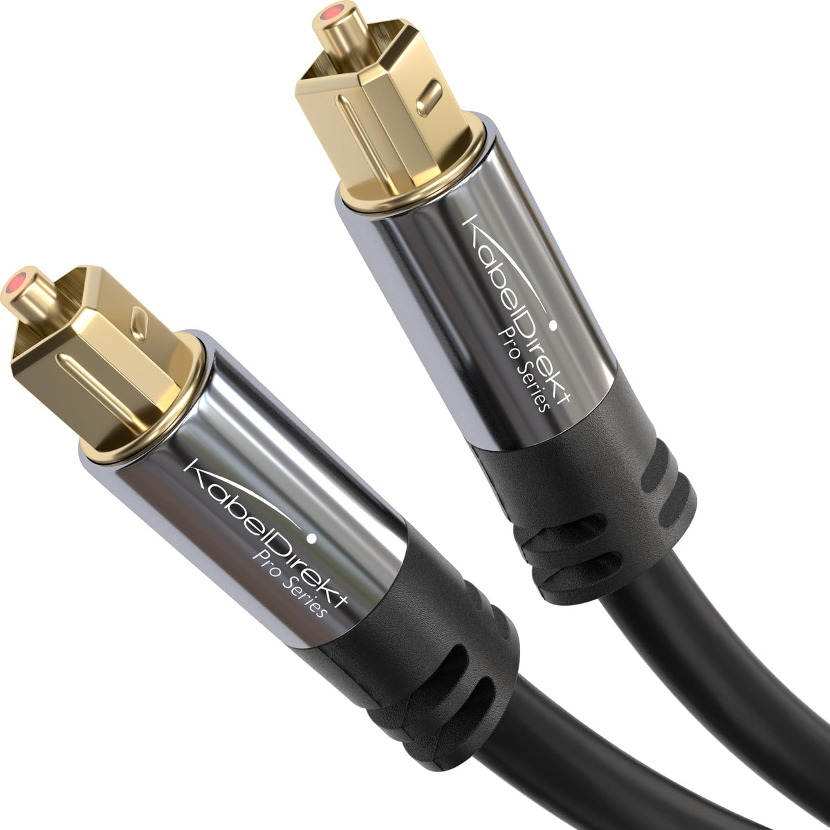 KabelDirekt – Optical Audio TOSLINK Cable – 1.5m – Soundbar