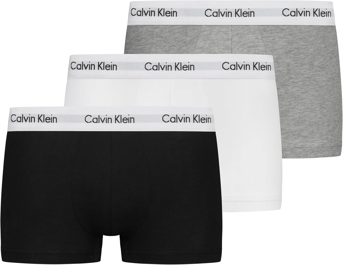 Calvin Klein Men’s 3 Pack Low Rise Trunks Underwear