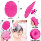 Baby Hair Brush with Wooden Handle and Super Soft Goat Bristles for Newborns, Infant, Toddlers, Kids