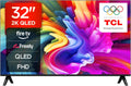 TCL 32SF560-UK 32 Inch Full HD QLED HDR Smart TV with Fire TV Press & Ask Alexa, Metallic Bezel-Less Design