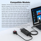 90W Laptop Charger Compatible with HP EliteBook Probook Pavilion Compaq
