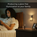 L LOHAS LED Night Lights Plug into Wall, Dimmable Night Light 2 Pack
