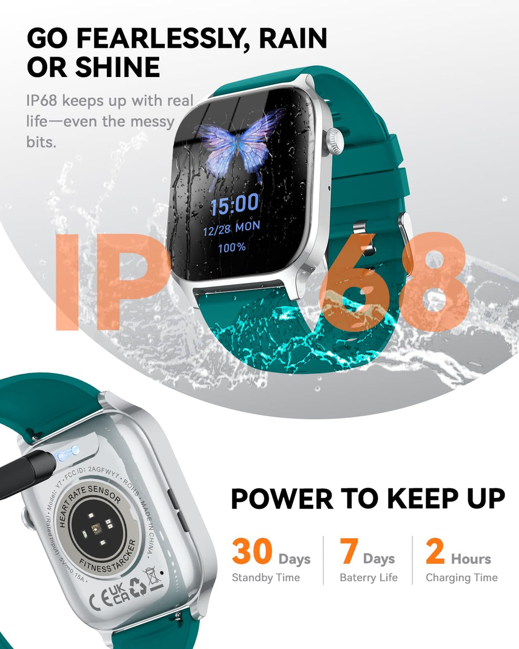 Smart Watch for Men Women- Answer/Make Call, 2026 IP68 Waterproof Fitness Tracker Watch with Sleep Step Counter Activity Smartwatch for Samsung Android iPhone iOS (Deep Burgundy, 1.83)