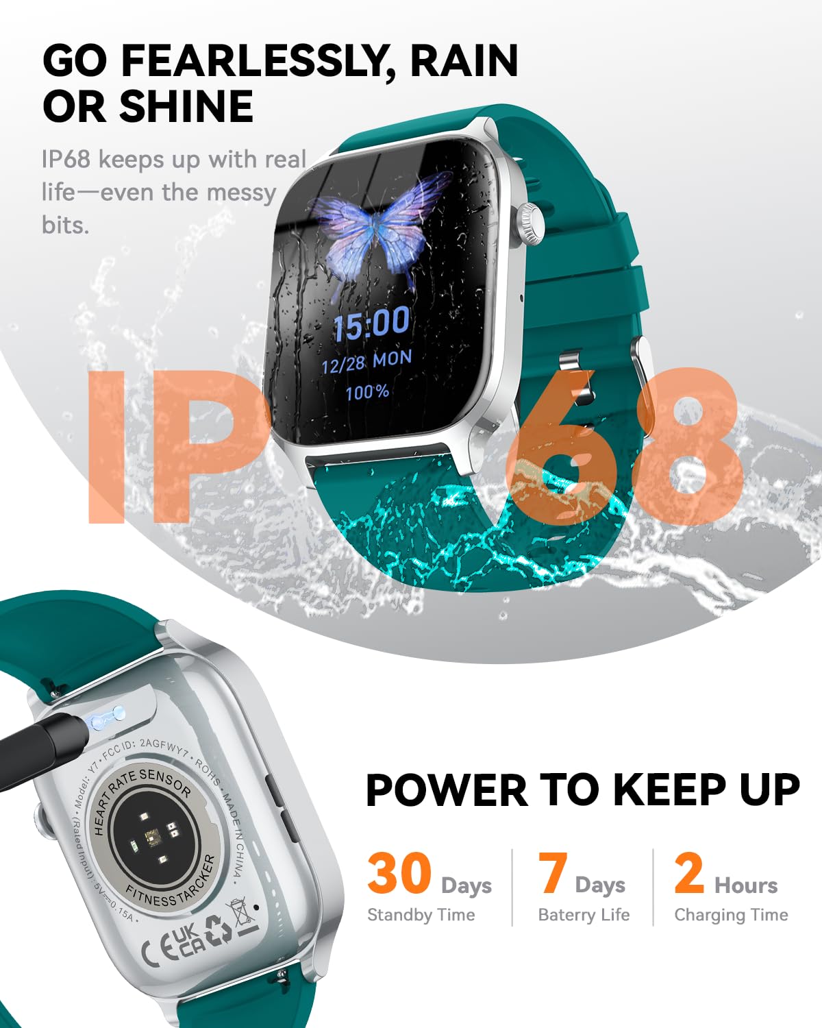 Smart Watch for Men Women- Answer/Make Call, 2026 IP68 Waterproof Fitness Tracker Watch with Sleep Step Counter Activity Smartwatch for Samsung Android iPhone iOS (Deep Burgundy, 1.83)