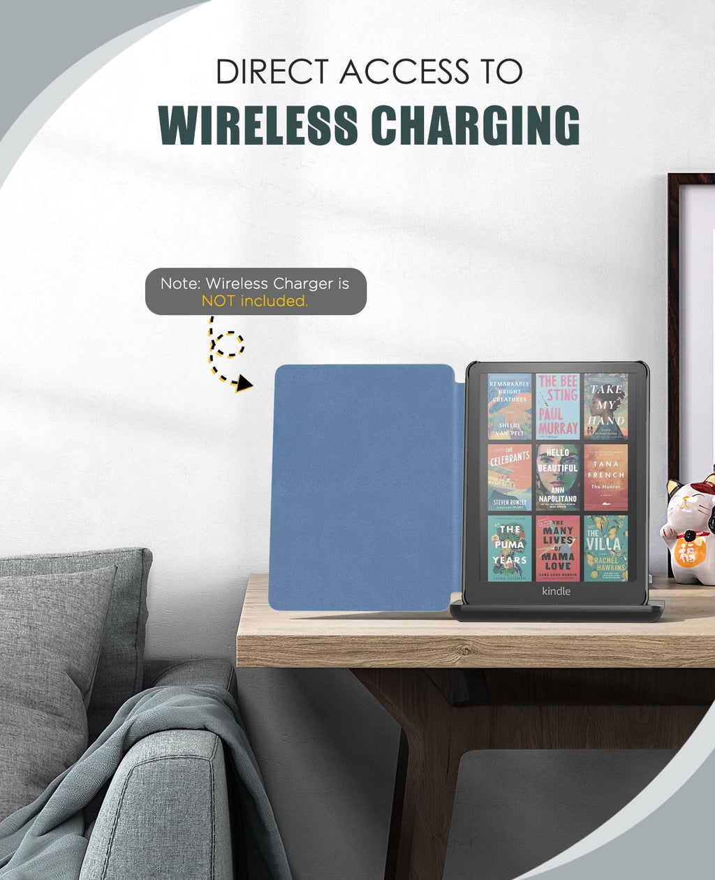 MoKo Case for 7" Kindle Paperwhite 12th Gen&Colorsoft 2024, Agave Green