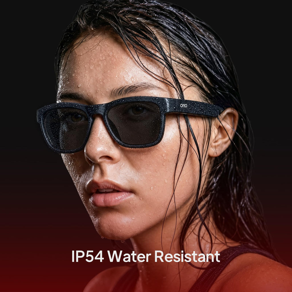 OhO Open Ear Smart Glasses, UV400 Z87.1 Lightweight Bluetooth Sunglasses