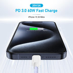 USB C Charger Cable, 2Pack 2M Braided iPhone Cable USB C to C Fast Charging for Apple iPhone 17 16 15 Pro Max Pro Plus, for iPad Pro/Air/Mini, for MacBook Air/Pro, for Samsung Galaxy Series and more