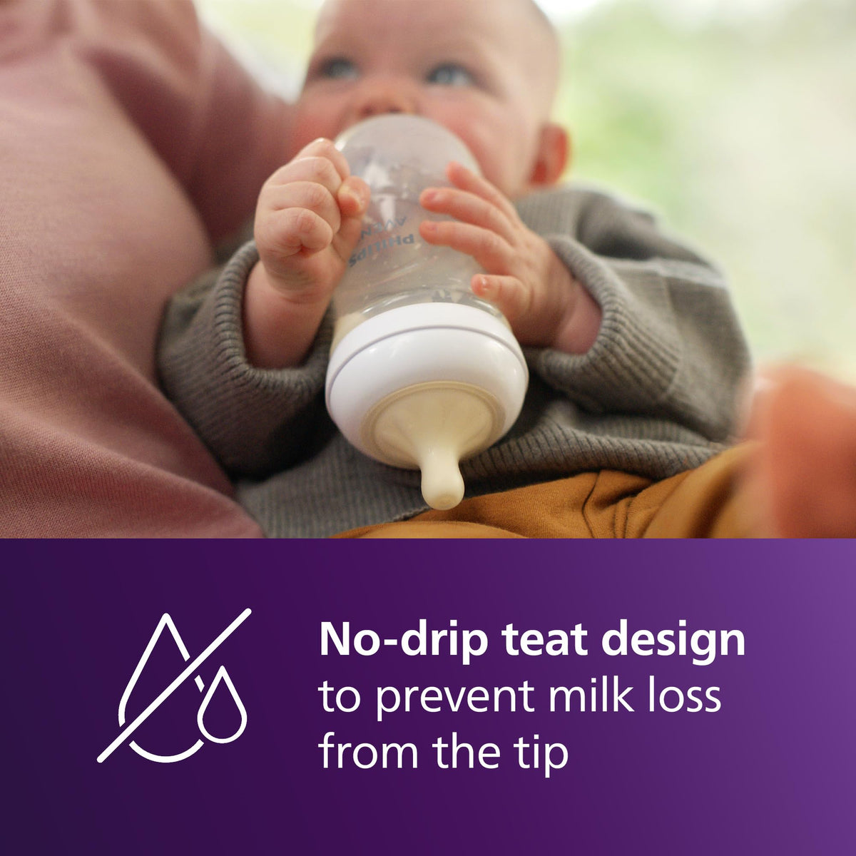 Philips Avent Natural Response Bottle Teat - 2 x Baby Bottle Flow 4 Teats for Babies Aged 3+ Months, BPA Free (Model SCY964/02)
