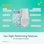 Rascals Premium Nappies Size 3, 296 Count, Feather-Soft