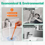 Drain Snake Hair Clog Remover - Shower Sink Unclogger Tool