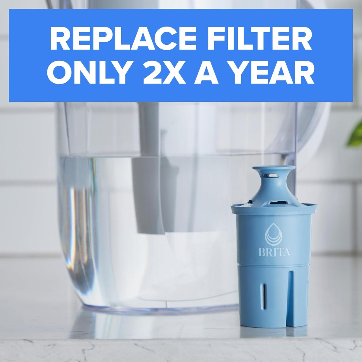 Brita Elite Replacement Water Filter, Pitchers and Dispensers, 2 Pack