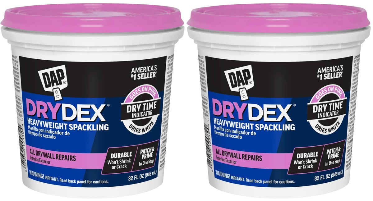 DAP DryDex Dry Time Indicator Spackling, Pink/White, 32 Oz (7079812330)