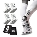 Gain The Edge Football Grip Socks 3.0-2pc and 4pc Set - Non Slip Football Socks - Updated Model