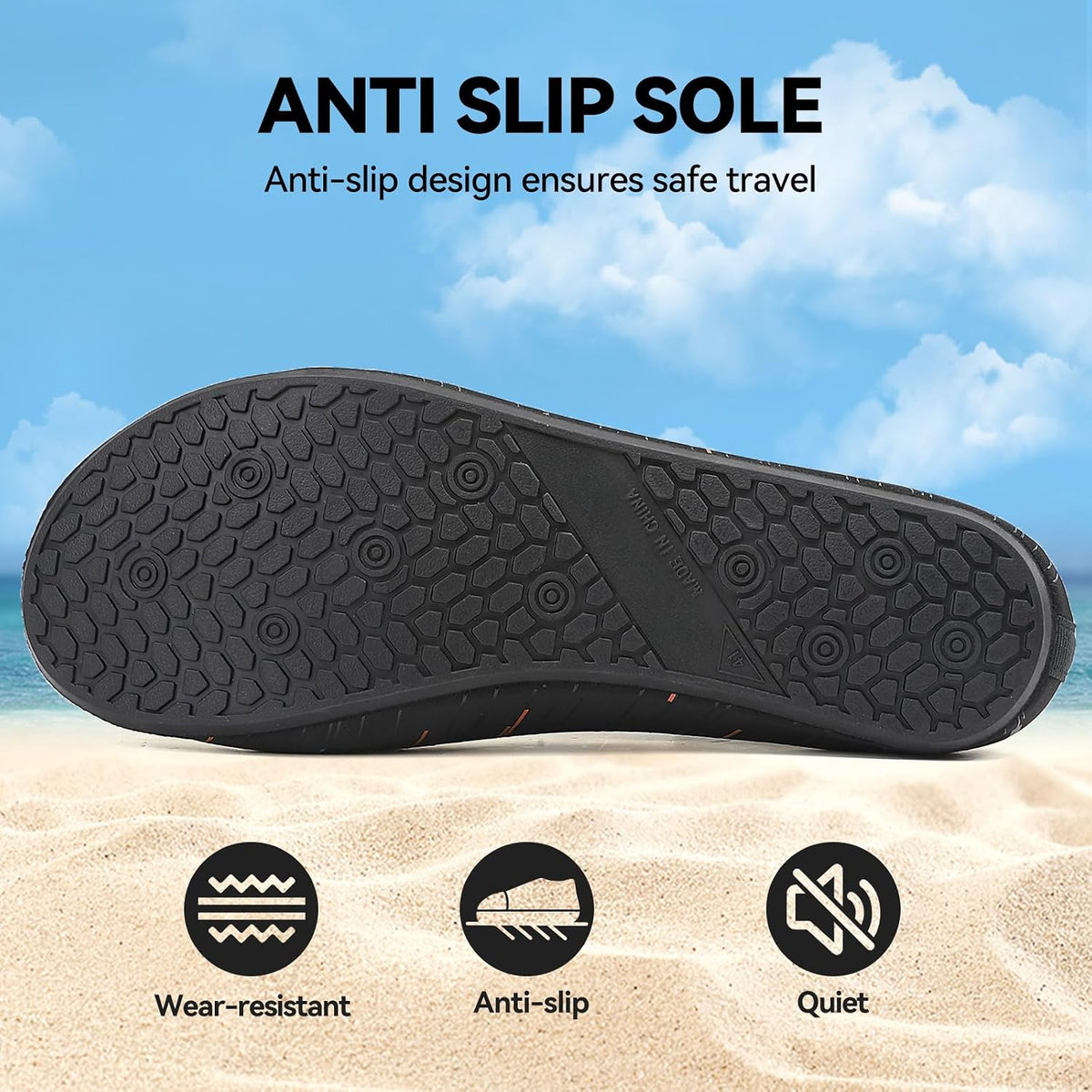 Water Shoes Beach Shoes for Women Men Swim Swimming Sea Aqua Barefoot Pool