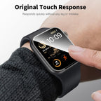 LK 6 Pack Screen Protector for Apple Watch Series 9 8 7 41mm/Series SE 6 5 4 40mm, Screen Protector Compatible for Apple Watch 40/41mm, High Definition, Bubble Free, Clear Flexible TPU Film