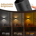 L LOHAS LED Night Lights Plug into Wall, Dimmable Night Light 2 Pack