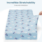 Next to Me Crib Sheets 83x50 cm Fitted 2 Pack Bedside Crib Sheets