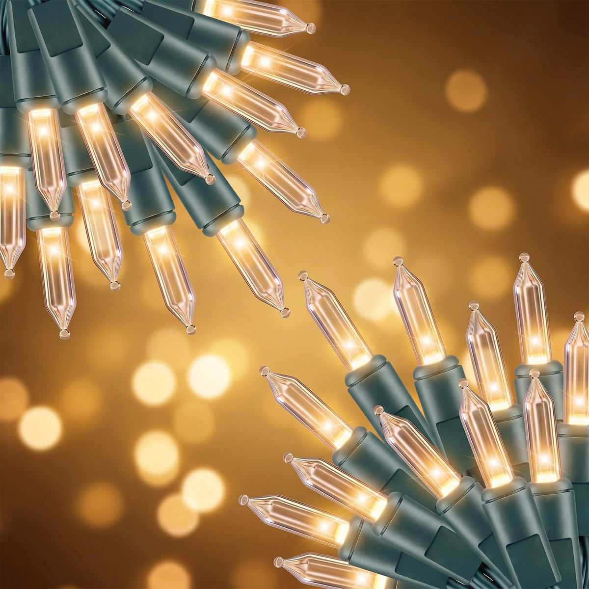 St. Patrick's Day Green Lights, 20FT 100 Count Incandescent Mini String Lights, Connectable Waterproof Fairy Light Plug in Halloween Christmas Decorations for Indoor Outdoor Home Patio Party Decor