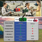 2000mAh Wind Up Solar Radio, Emergency Weather Radio,FM/AM Hand Crank Radio