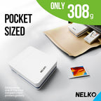 Nelko PP01 2x3 Portable Photo Printer with 20 Sheets, White