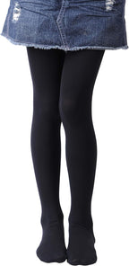 EVERSWE Girls Semi Opaque Tights, 40D Microfiber Tights