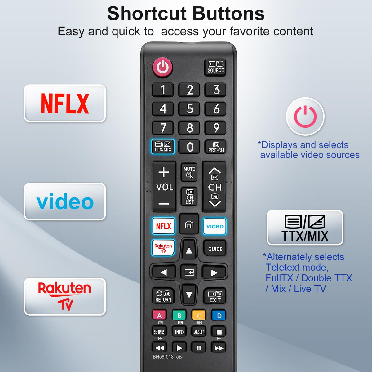 Universal Remote Control Replacement for All LG Smart TV