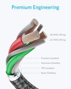 Anker USB A to Lightning Cable,MFi Certified(1.8m, 1Pack, Black)