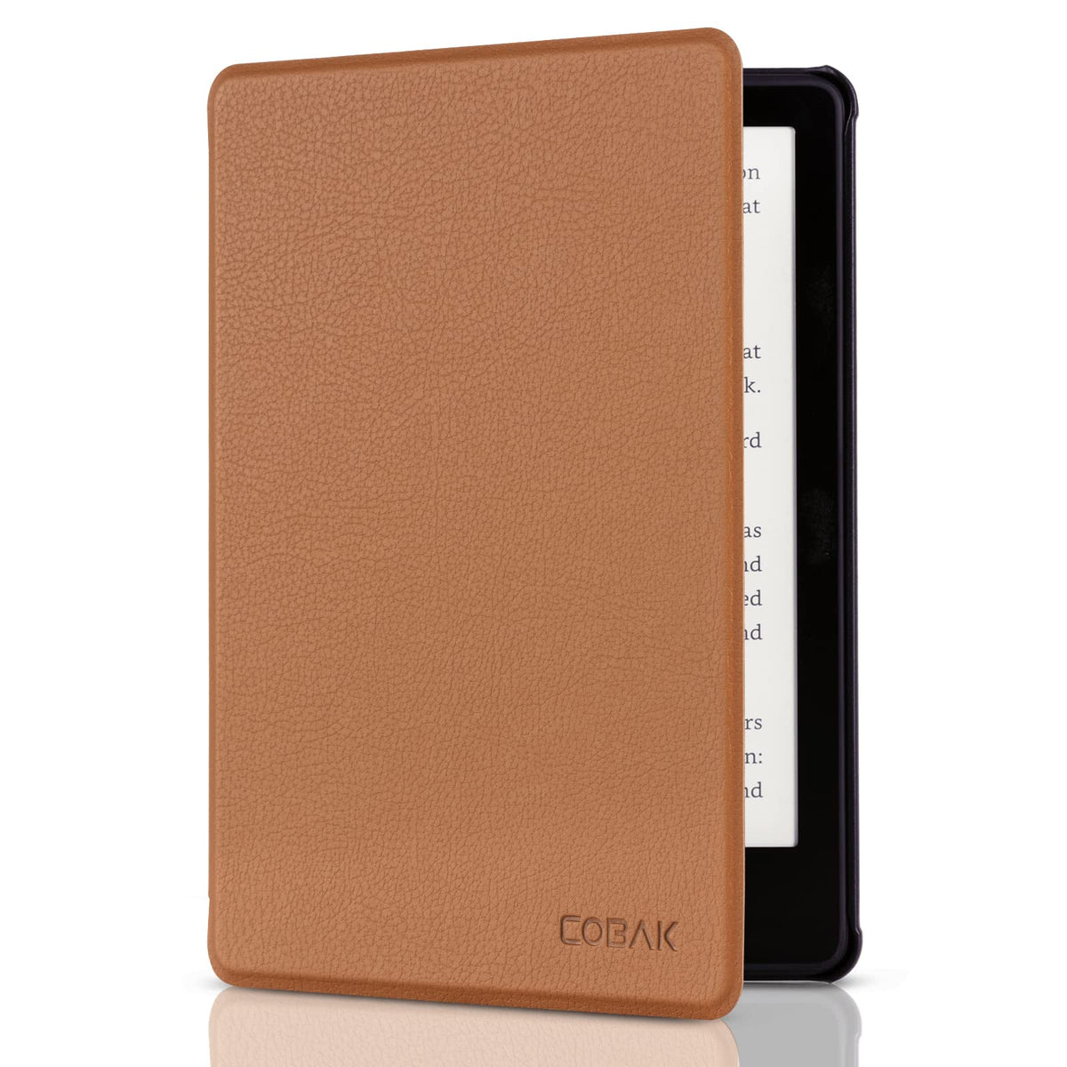 CoBak Case for 6" Kindle 11th Generation 2024 and 2022, Premium PU Leather Smart Cover with Auto Sleep/Wake for Kindle, Black