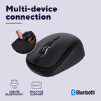 Trust Nito Ergonomic Wireless Mouse with Thumb Rest, 6 Buttons