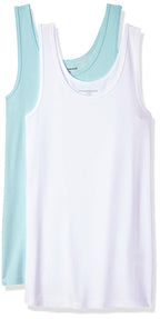 Amazon Essentials Women's Slim-Fit Vest, Pack of 2