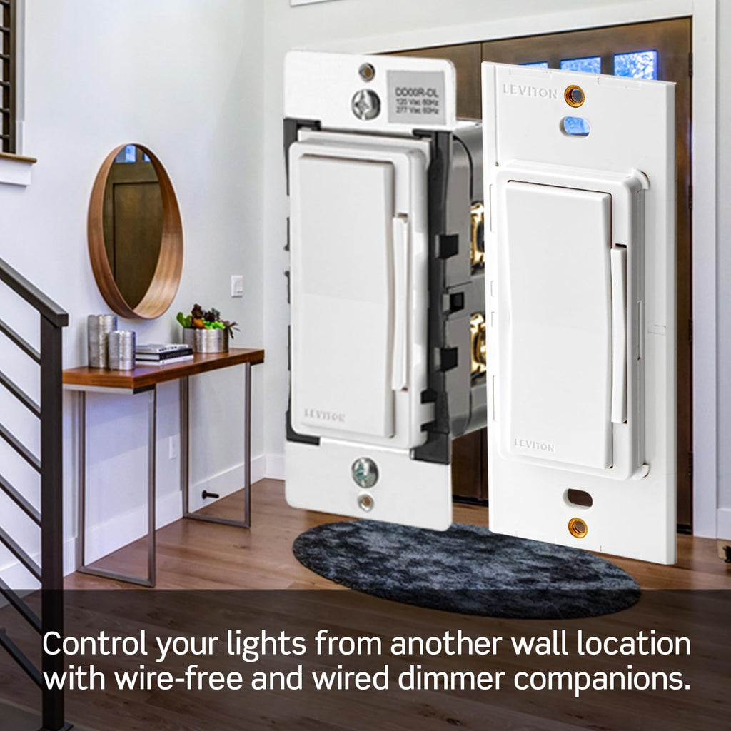 Leviton Decora Smart Switch, Wi-Fi, D315S-1RW, White