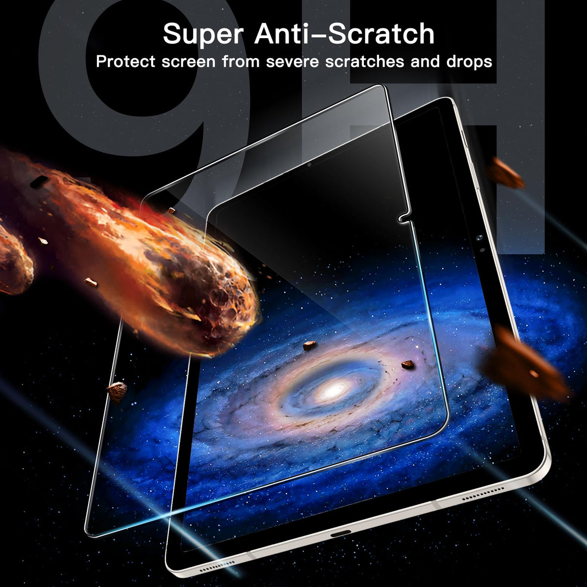 JETech Screen Protector for Samsung Galaxy Tab S6 Lite 10.4", 2-Pack