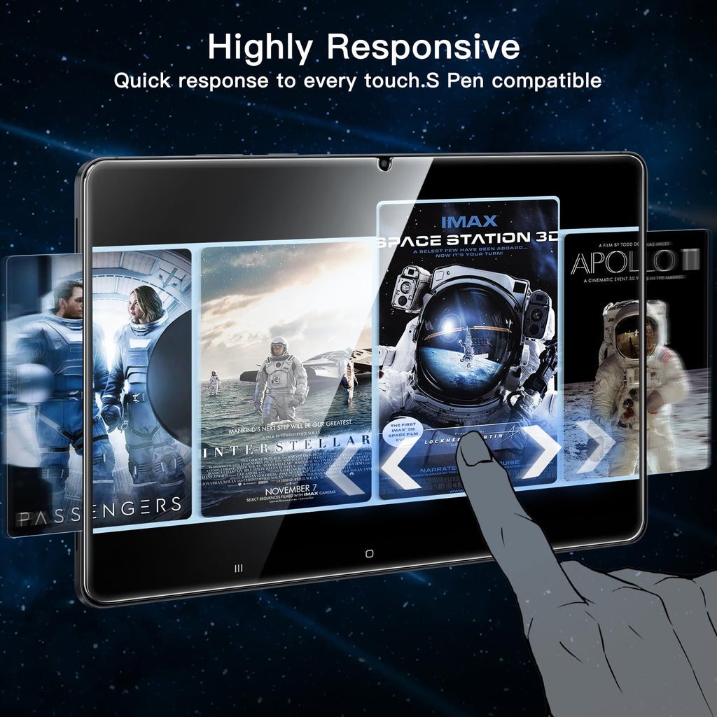 JETech Screen Protector for Samsung Galaxy Tab S6 Lite 10.4", 2-Pack