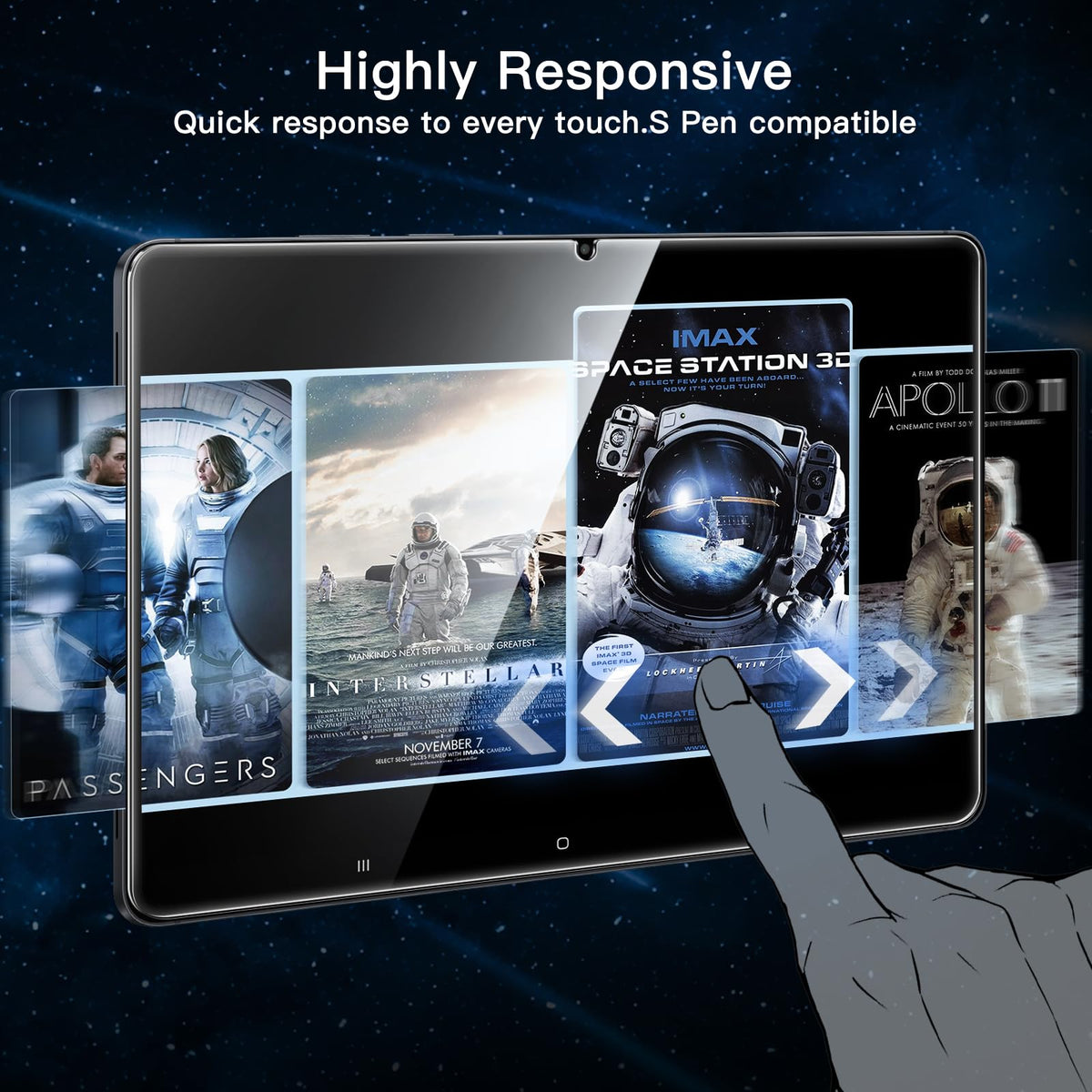 JETech Screen Protector for Samsung Galaxy Tab S6 Lite 10.4", 2-Pack