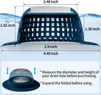 Aluvor Shower Drain Hair Catcher Bathtub Drain Cover Sink Drain Protector